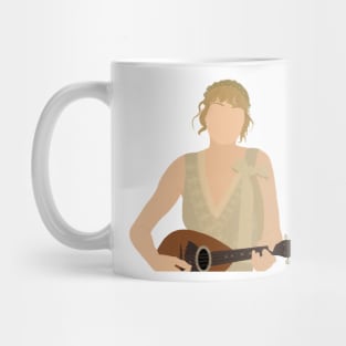 taylor flower headpiece guitar corolla white dress Mug